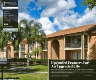 Liveatroyalpalms.com(Apartments for Rent in Orlando) Screenshot