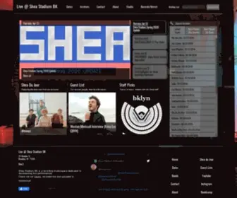 Liveatsheastadium.com(Live @ Shea Stadium BK) Screenshot
