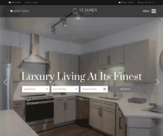 Liveatstjames.com(Apartments for Rent in Dallas) Screenshot