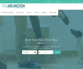 Liveatthearlington.com(The Arlington Apartment Homes) Screenshot