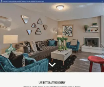 Liveatthebeverly.com(The Beverly Apartments) Screenshot