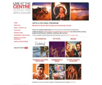 Liveatthecentre.com.au(Live at the Centre) Screenshot