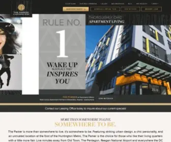 Liveattheparker.com(The Parker Luxury Apartments) Screenshot
