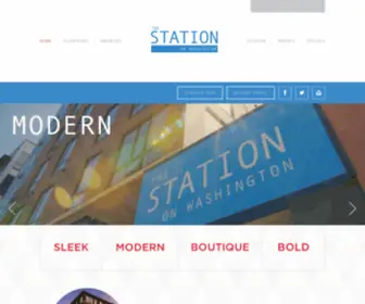 Liveatthestation.com(The Station on Washington) Screenshot