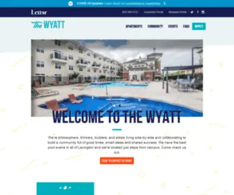 Liveatthewyatt.com(The Wyatt) Screenshot
