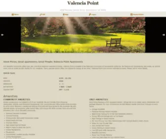 Liveatvalenciapoint.com(Apartments for Rent in Sacramento) Screenshot