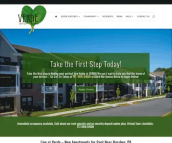 Liveatverde.com(Verde Apartments Hummelstown PA) Screenshot