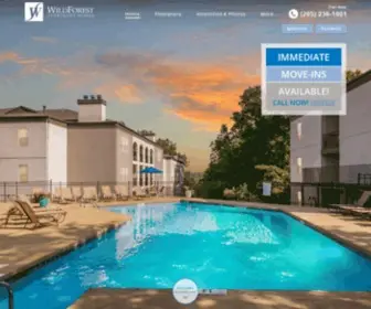Liveatwildforest.com(WildForest Apartments For Rent in Homewood) Screenshot