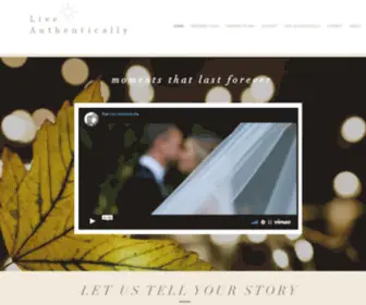 Liveauthenticallyweddings.com(Destination Wedding Videography) Screenshot