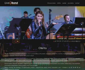 Liveband.com.pl(LiveBand Zespół muzyczny Płock) Screenshot