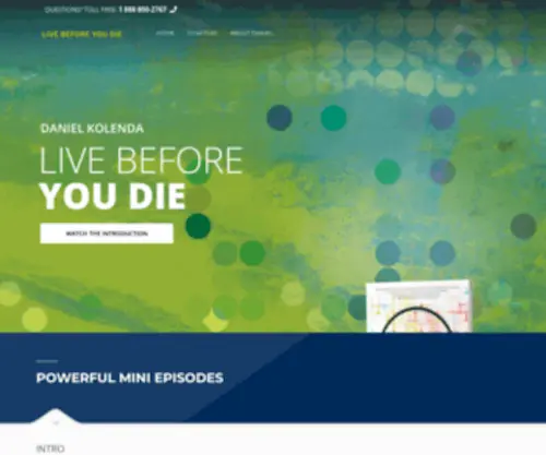 Livebeforeyoudiebook.com(Live Before you Die) Screenshot