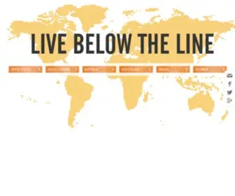 Livebelowtheline.com(Live Below the Line) Screenshot