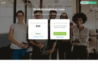 Livebitcointicker.com(Live Bitcoin Ticker) Screenshot