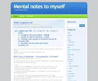 Livebookmark.net(Mental notes to myself) Screenshot