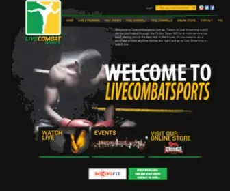 Liveboxing.com.au(Live Combat Sports) Screenshot