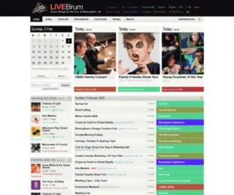 Livebrum.co.uk(What's on in Birmingham) Screenshot