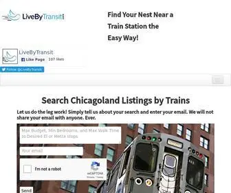 Livebytransit.com(Search Chicago Homes Near Public Transportation) Screenshot