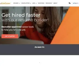 Livecareer.com(Resume Builder) Screenshot
