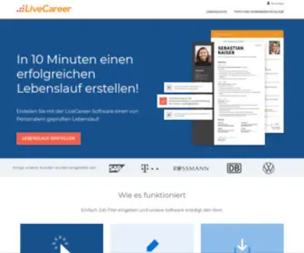Livecareer.de(CV-Maker) Screenshot