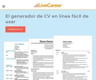 Livecareer.es(Empieza tu CV) Screenshot