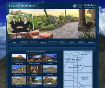 Livecarefree.com(AZ Homes for Sale) Screenshot