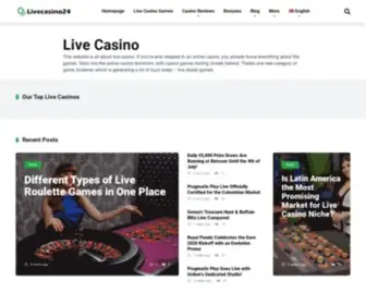 Livecasino24.com Screenshot