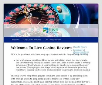 Livecasinoreviews.in Screenshot