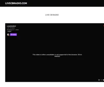 Livecbradio.com(CB Radio) Screenshot