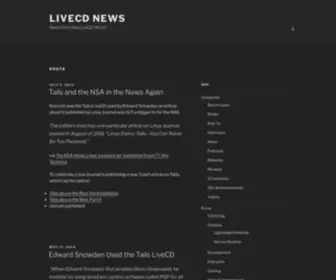 LiveCDNews.com(News from the LiveCD World) Screenshot