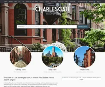 Livecharlesgate.com(Boston, MA Real Estate) Screenshot