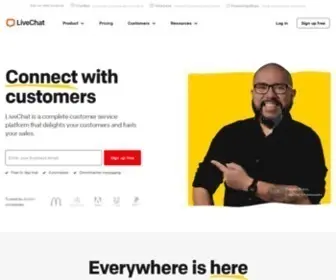 Livechatinc.com(Business) Screenshot