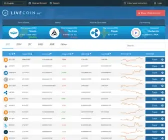 Livecoin.net(Livecoin Exchange) Screenshot
