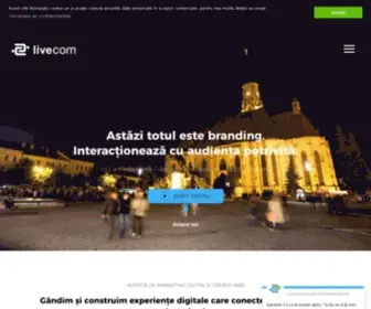 Livecom.ro(LiveCOM (LIVE COMMUNICATIONS SRL)) Screenshot