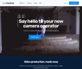 Livecontrol.io(Remote Video Production) Screenshot