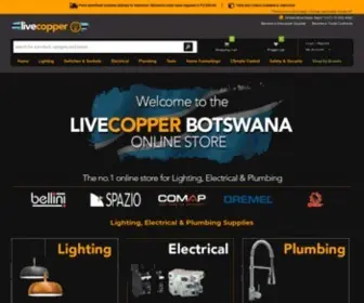 Livecopper.co.bw(Livecopper Botswana) Screenshot