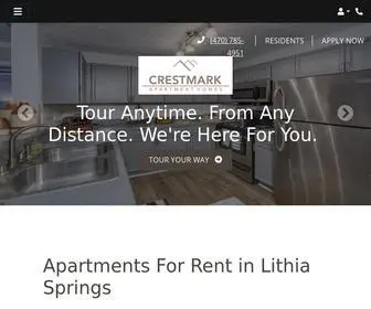 Livecrestmarkapts.com(Apartments in Lithia Springs) Screenshot