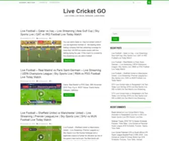 Livecricketgo.com(Live Cricket GO) Screenshot