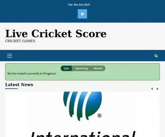 Live Cricket Score provides Cricket Score