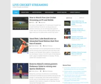Livecricketstreaming.net(Live Cricket Streaming) Screenshot