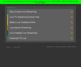 Livecricstreaming.info(Live Cricket Streaming Online Live Football Streams HD Video Firstrowsports) Screenshot