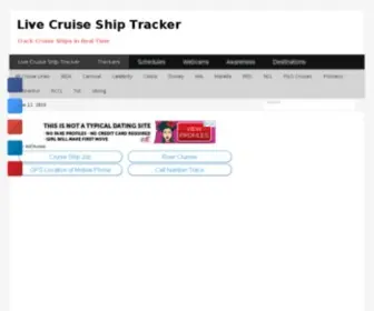 Livecruiseshiptracker.com(Live Cruise Ship Tracker) Screenshot