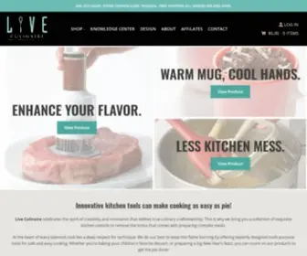 Liveculinaire.com(Exquisite Culinary & Kitchen Tools) Screenshot