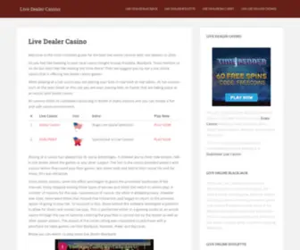 Livedealercasino.org(Just another WordPress weblog) Screenshot