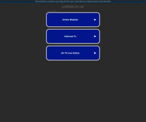Livedir.co.uk(Live Directory UK) Screenshot