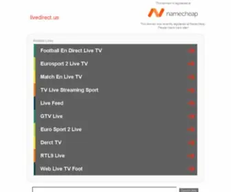 Livedirect.us(Live Sports) Screenshot