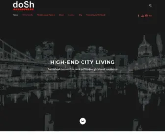 Livedosh.com(Furnished Homes for Rent in Pittsburgh) Screenshot