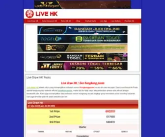 Livedrawhk.site(Live Draw HK) Screenshot