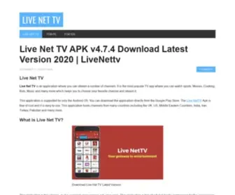 Liveenettvapk.biz(APK v4.7.4 Download for Android) Screenshot