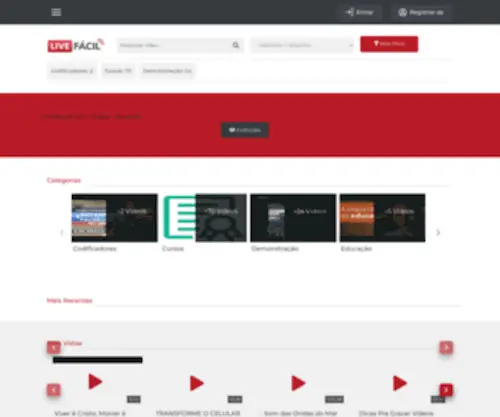 Livefacil.com(Fácil) Screenshot