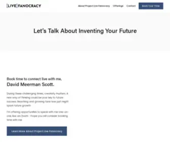 Livefanocracy.com(Project Live Fanocracy) Screenshot
